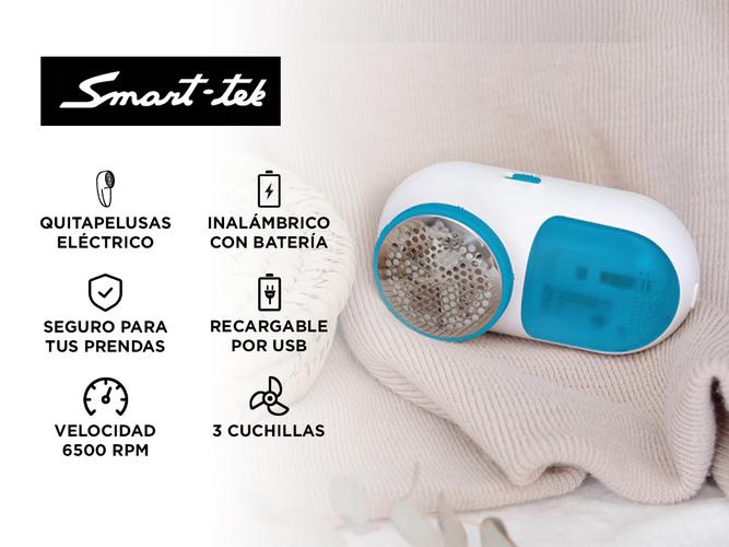  Saca Pelusa De Mano Smart Tek Quita Removedor Pelusa De Ropa - 1