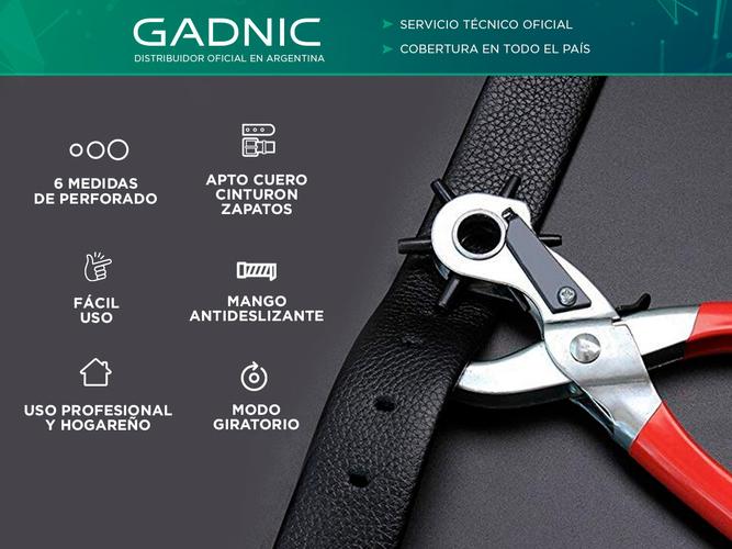 Pinza Sacabocado Gadnic Perforador Profesional de Cintos  - 1
