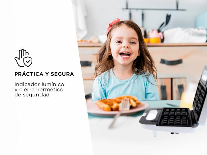 Sandwichera y Wafflera Smart-Tek SM850 750 Watts - 3