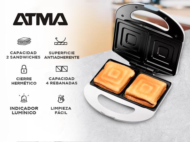 Sandwichera Atma SM8911 Antiadherente - 1