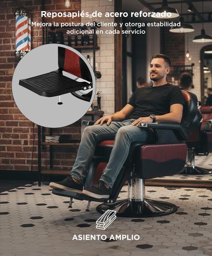 Sillon Barbero Hidráulico Peluquería Gadnic BR53 Ergonomico - 4
