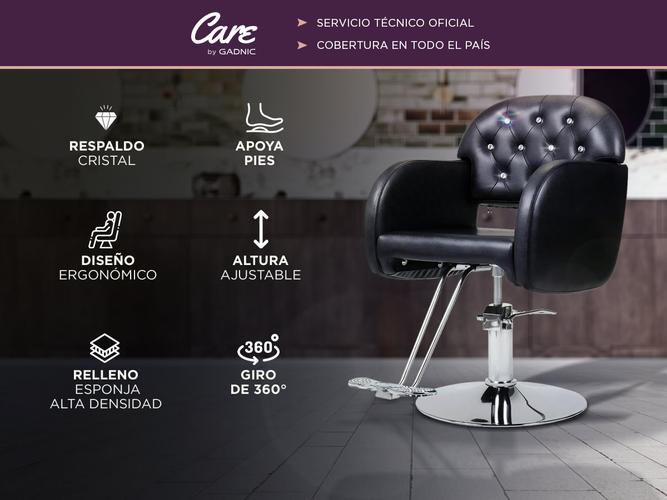 Silla de Peluquería Gadnic Hidráulica Giratoria 360 grados - 1