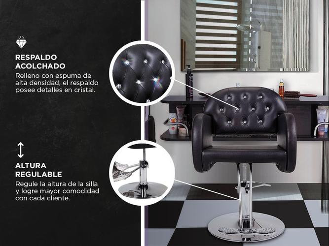Silla de Peluquería Gadnic Hidráulica Giratoria 360 grados - 2