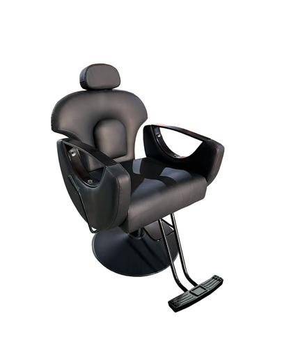 Sillon Barbero Hidraulico Gadnic Base Hierro Galvanizado Cuero PU Esponja Alta Densidad Uso Profesional Barberia Peluqueria - 6