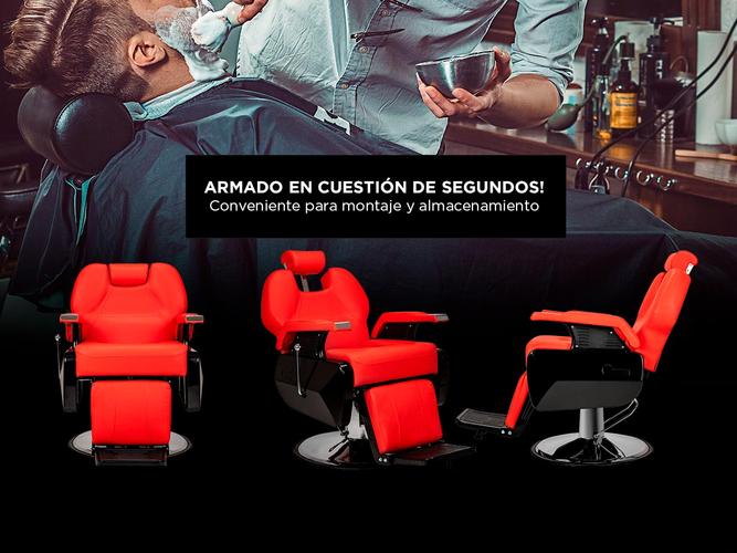 Sillon Barbero Hidráulico Peluquería Gadnic  - 3