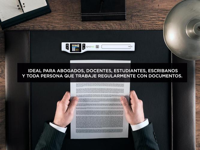 Scanner Portátil Gadnic TSN-670 1200DPI Recargable Pantalla Color 1,44