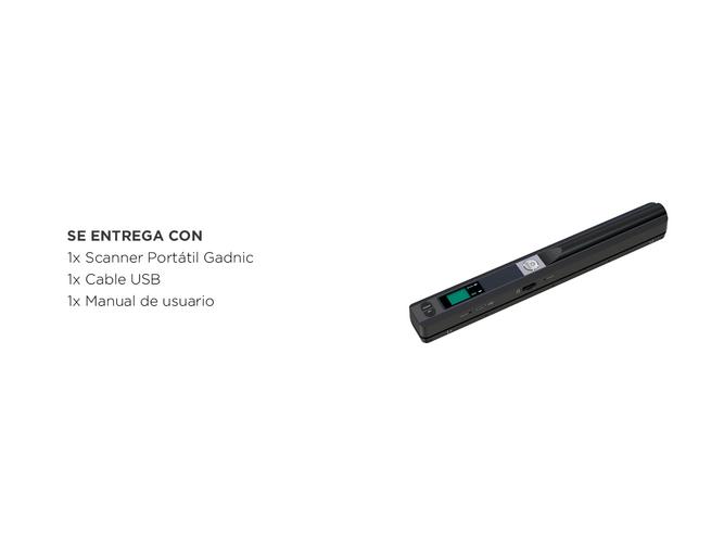 Scanner Portátil Gadnic Recargable De Mano - 5