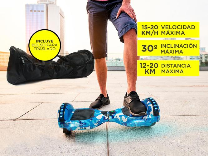 Patineta Eléctrica Gadnic Balance Bluetooth Hasta 120kg 20kmh Placa Tao Tao  Bolso - 2