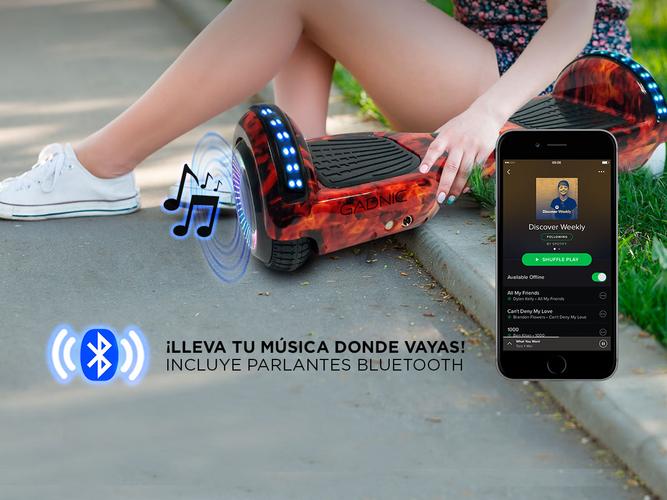 Patineta Eléctrica Gadnic Balance Bluetooth Hasta 120kg 20kmh Placa Tao Tao  Bolso - 3