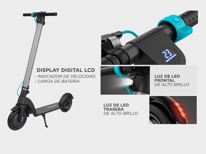 Monopatin Scooter Gadnic E-700 Recargable 350W 8,5