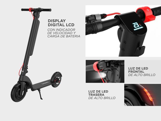 Monopatín Eléctrico Gadnic E-800 30km/h 400w Ruedas 10