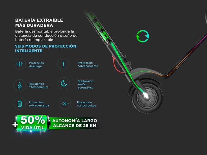 Bateria Monopatin Gadnic E-700 5Ah 25km Scooter - 2