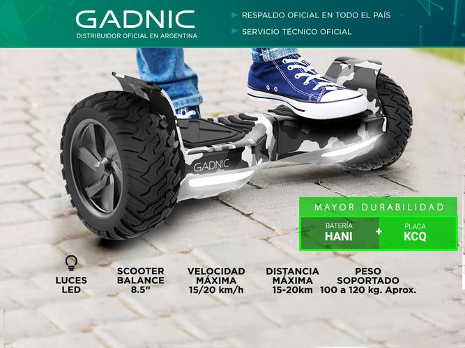 Patineta Electrica Gadnic 85 para chicos  Camuflado Hoverboard Outlet - 1