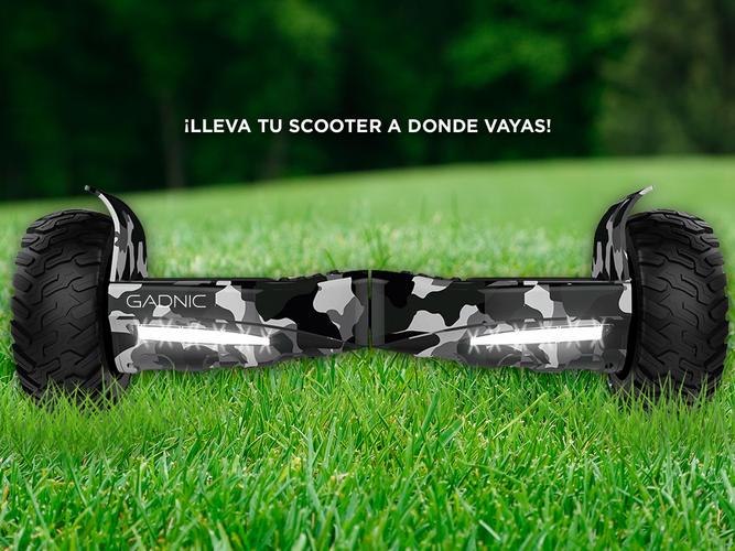 Patineta Electrica Gadnic 85 para chicos  Camuflado Hoverboard Outlet - 3