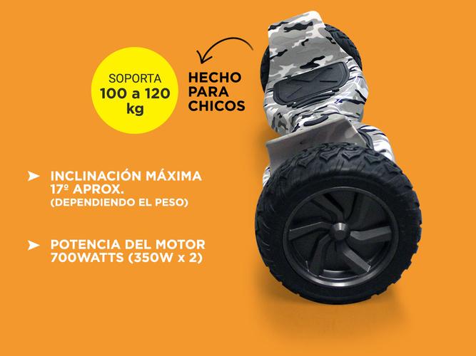 Patineta Electrica Gadnic 85 para chicos  Camuflado Hoverboard Outlet - 4