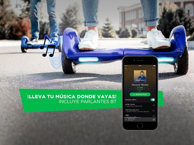 Patineta Eléctrica Movility Pro Gadnic 10 20Kmh Hasta 100 a 120kg Bluetooth Luz Led - 4
