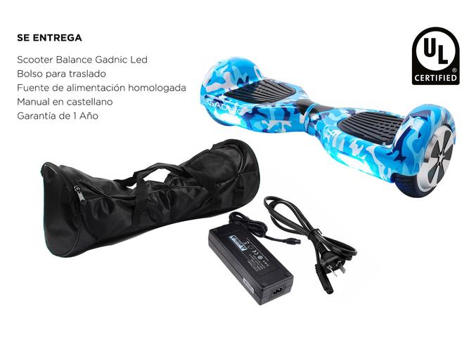 Patineta Electrica Bluetooth Gadnic + Bolso  - 6