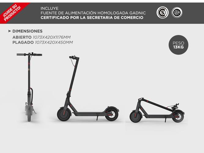 Monopatín Eléctrico Scooter Gadnic 350 W - 5