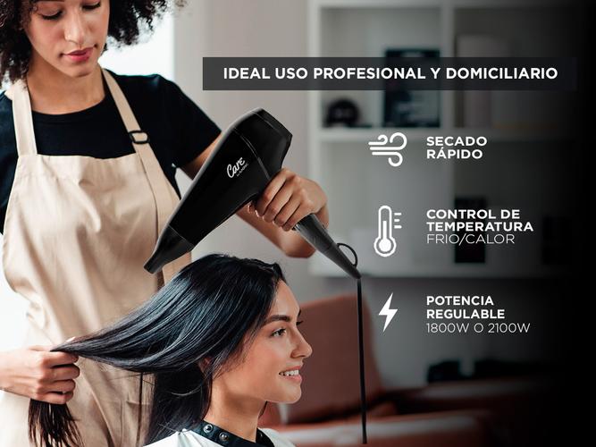 Secador de Pelo Care By Gadnic S2100 Pro 2100w Frío Calor Tecnología Cerámica 2 Vel - 2