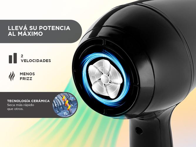 Secador de Pelo Care By Gadnic S2100 Pro 2100w Frío Calor Tecnología Cerámica 2 Vel - 4