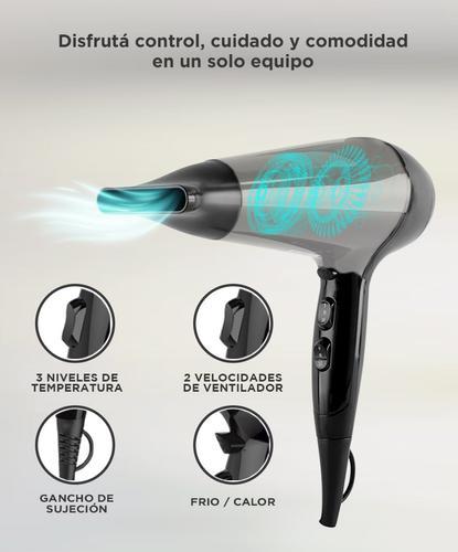 Secador de Pelo Care By Gadnic S2100 Pro 2100w Frío Calor Tecnología Cerámica 2 Vel - 2