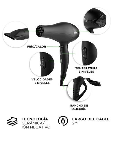 Secador de Pelo Care By Gadnic S2400 PRO Usado - 4