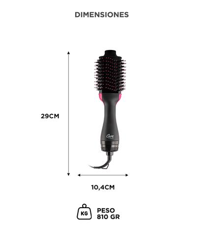 Cepillo Secador de Pelo Care By Gadnic S1200 Pro Voluminizador Calor - 5