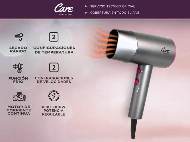Secador de Pelo Gadnic SC600 de Metal Outlet - 1