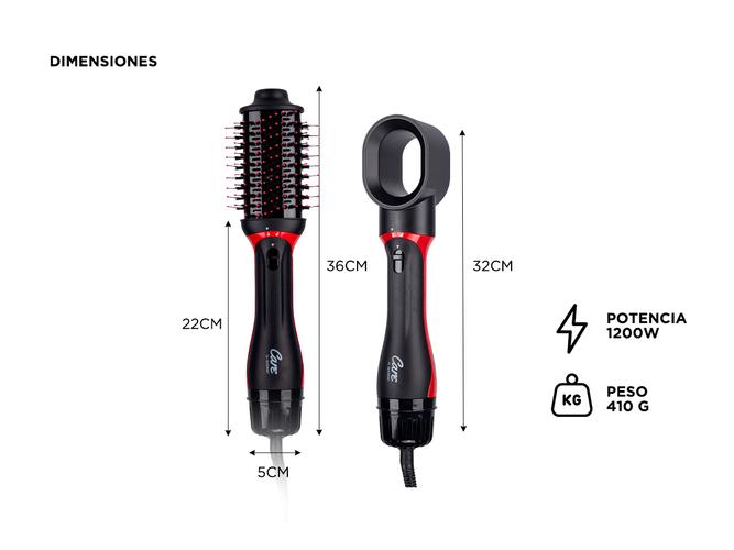 Cepillo Secador y Moldeador de Pelo Gadnic Monner Desmontable - 5