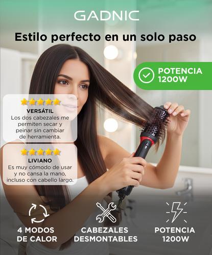 Cepillo Secador y Moldeador de Pelo Gadnic Monner Desmontable - 1
