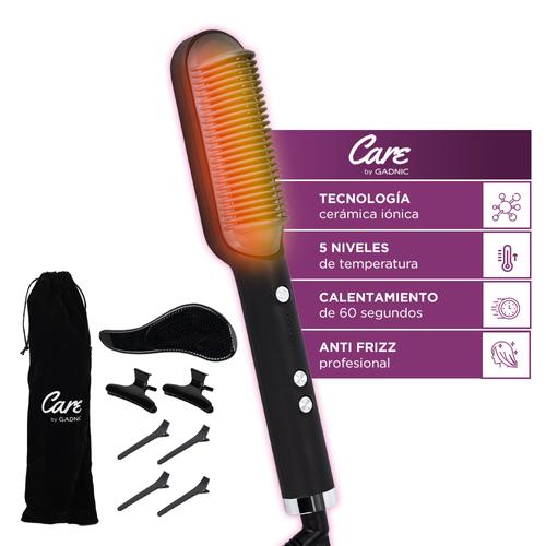 Cepillo Eléctrico Care Gadnic Alisador y Modelador  - 0