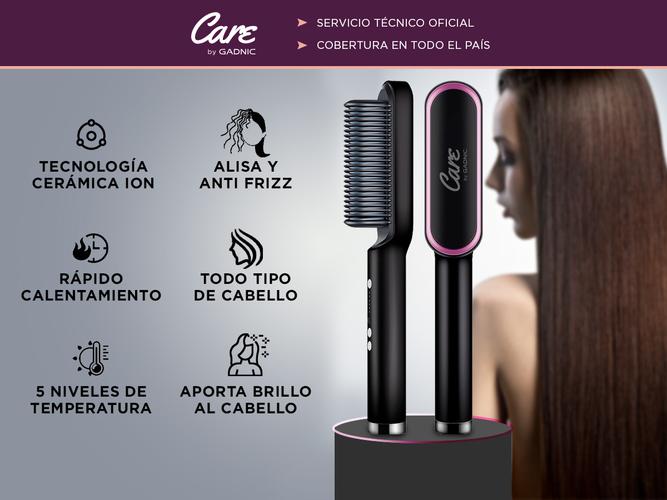 Cepillo Eléctrico Care Gadnic Alisador y Modelador  Usado - 1