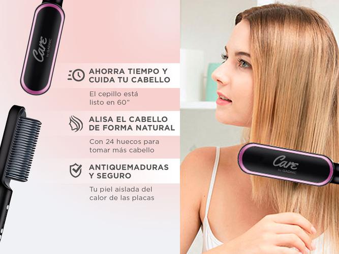 Cepillo Eléctrico Care Gadnic Alisador y Modelador  Usado - 3
