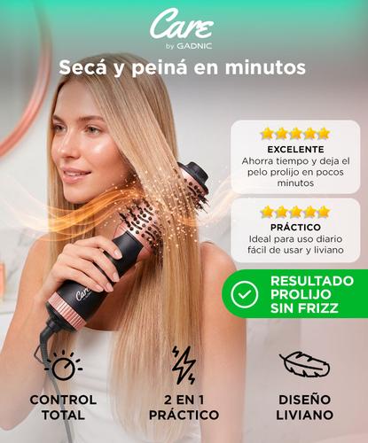 Cepillo Secador Care by Gadnic Alaciador Electrico 600 W 3 Niveles Calor 2 Velocidades  - 1