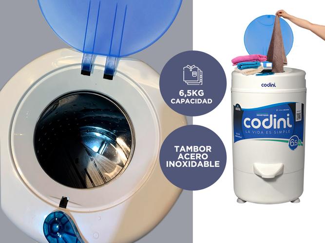 Secarropas centrífugo Codini Advance 65 kg Tambor Acero 2800 Rpm - 3