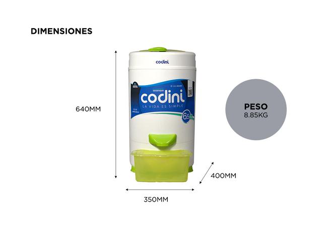 Secarropas centrífugo Codini innova IV61 6,5 kilos - 4