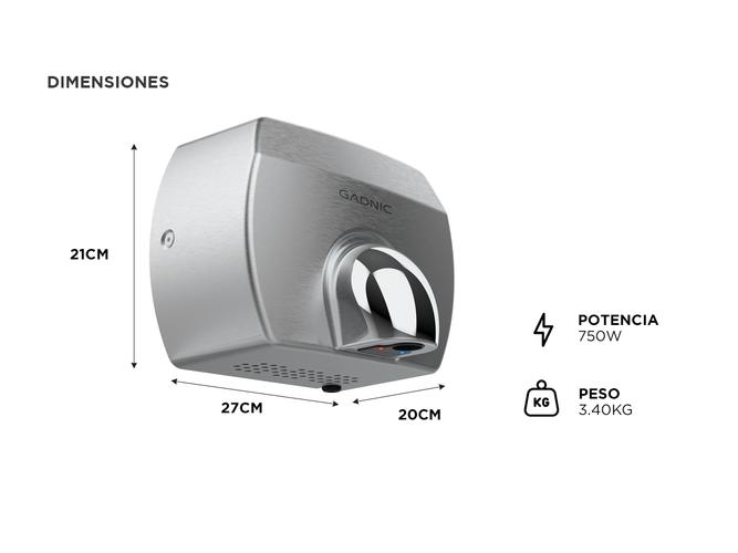 Secamanos Eléctrico Gadnic - Automático por Aproximación - 4