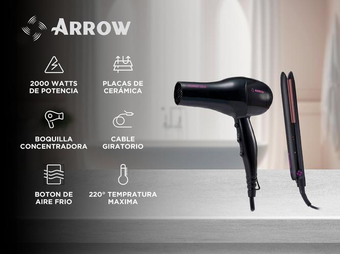 Combo Beauty Set Planchita + Secador de Pelo Arrow - 1