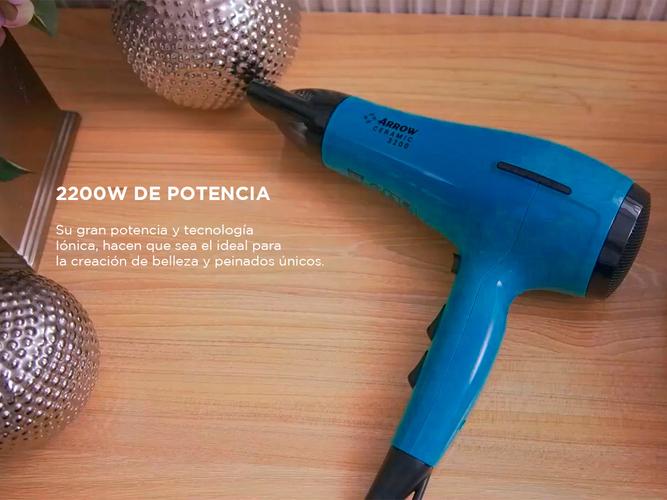 Secador De Pelo Ceramic 3200 Ionico Cool Green Arrow - 2