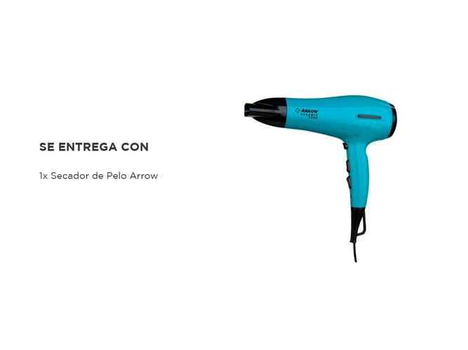 Secador De Pelo Ceramic 3200 Ionico Cool Green Arrow - 5