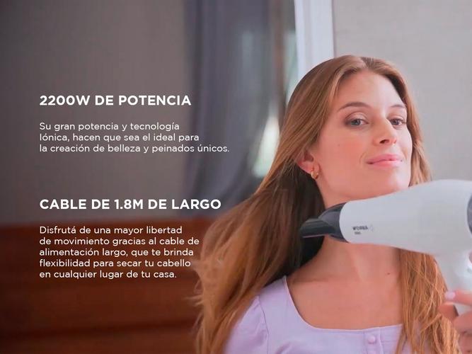 Secador de Pelo Ceramic Technology 2200w Blanco Arrow - 2