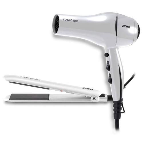 Set Secador + Planchita de Pelo Atma CK4015P - 0
