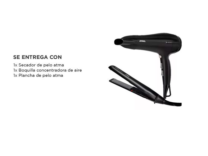 Kit Atma Secador de pelo + planchita de pelo CK4010N - 4