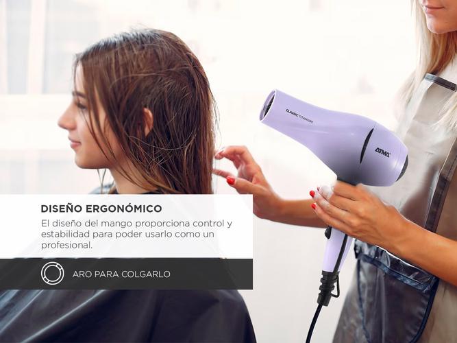 Secador De Pelo Atma SP8970P 1800W 3 Velocidades - 3