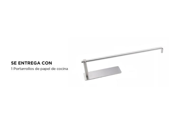 Portarrollos De Papel Cocina Gadnic De Acero Inoxidable - 5
