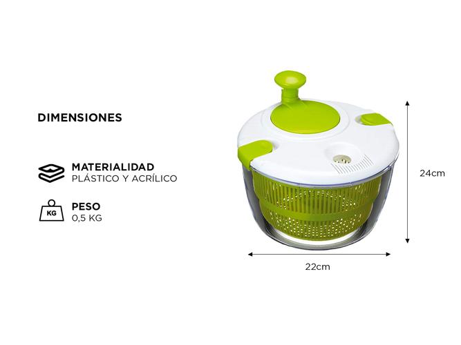 Escurridor de Verduras Gadnic SCV4 Centrífuga Manual - 4
