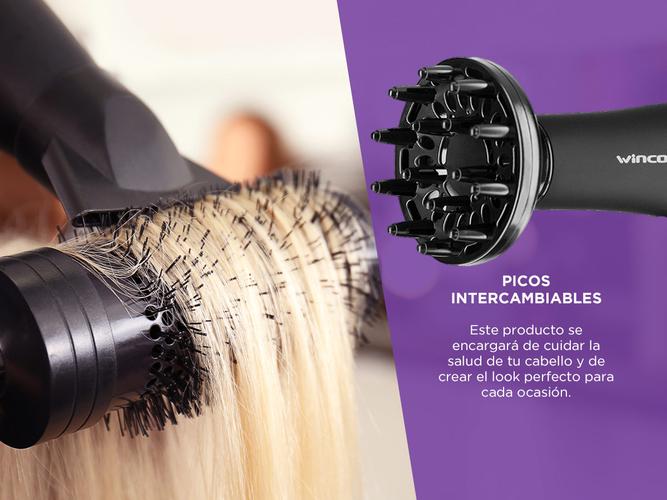 Secador De Pelo Profesional Winco Plegable Con Difusor Ion 2000W - 3