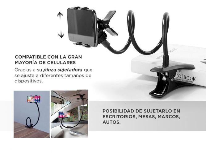 Soporte Para Celular Gadnic Brazo Flexible - 3