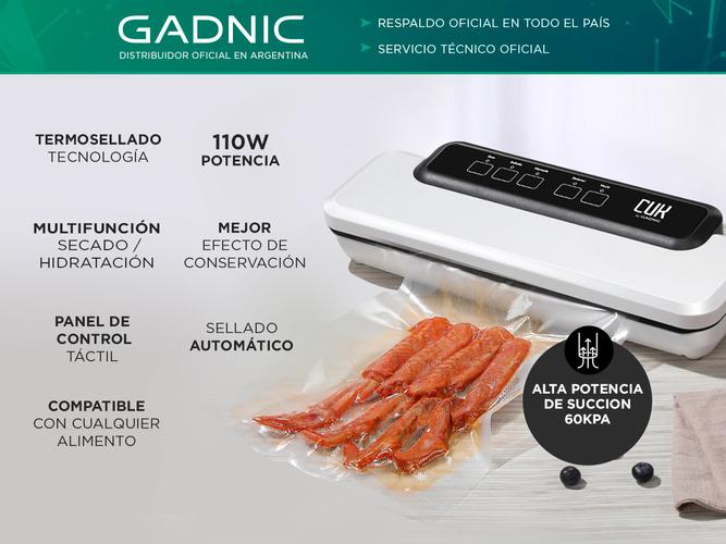Envasadora Al Vacio Gadnic Neptuno Conservadora De Alimentos Tactil Usado - 1