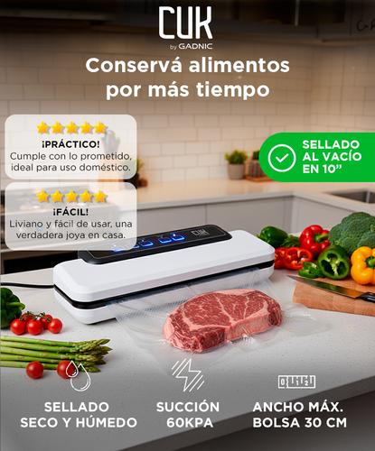 Envasadora Al Vacio Gadnic Neptuno Conservadora De Alimentos Tactil - 1